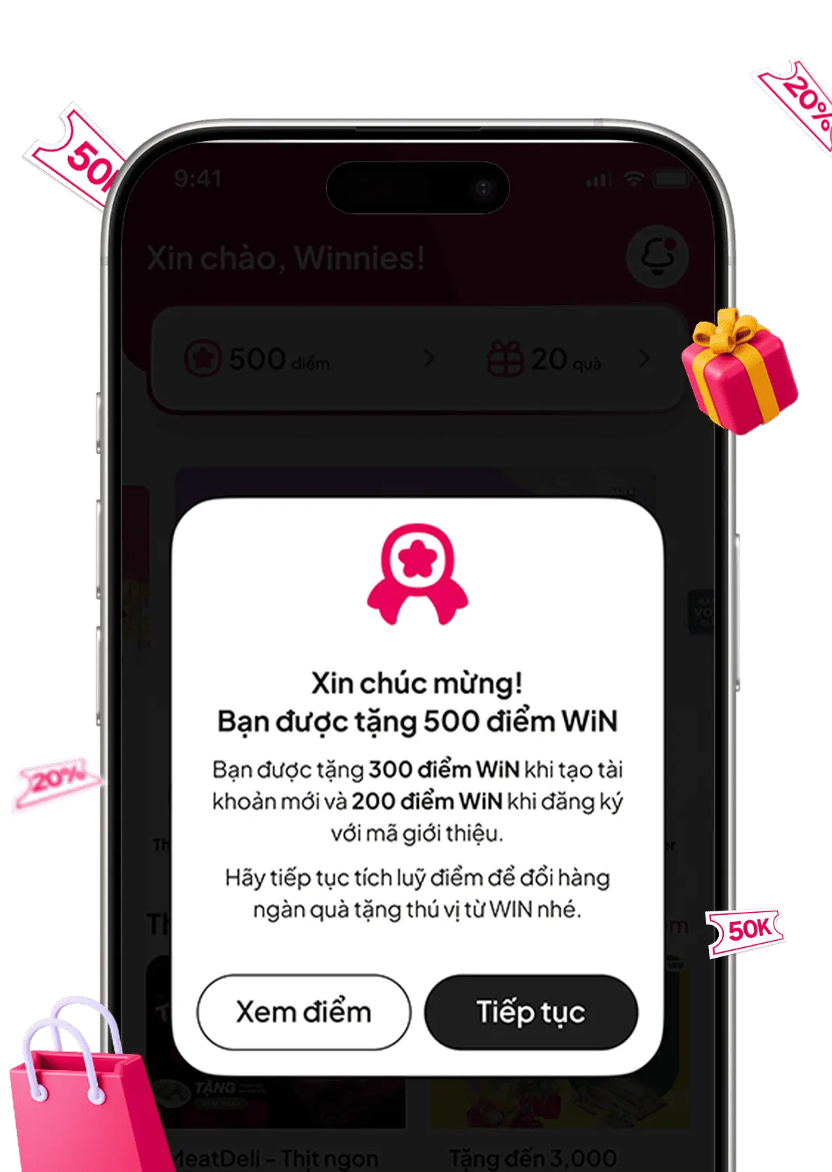 Đổi quà & nhận ưu đãi